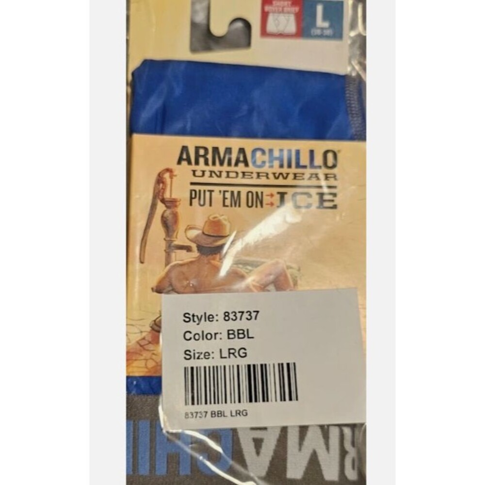 Duluth Trading Armachillo Bullpen Underwear Sz L Dark Blue Boxer Brief
